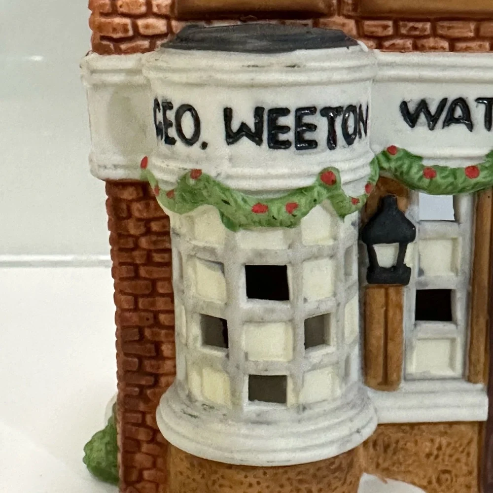 Dept 56 Geo Weeton Watchmaker 59269 retired original Dickens Village Series